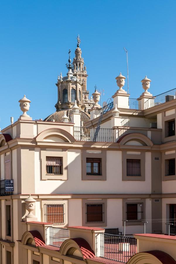 Constitucion Terraza Lejlighed Sevilla Eksteriør billede