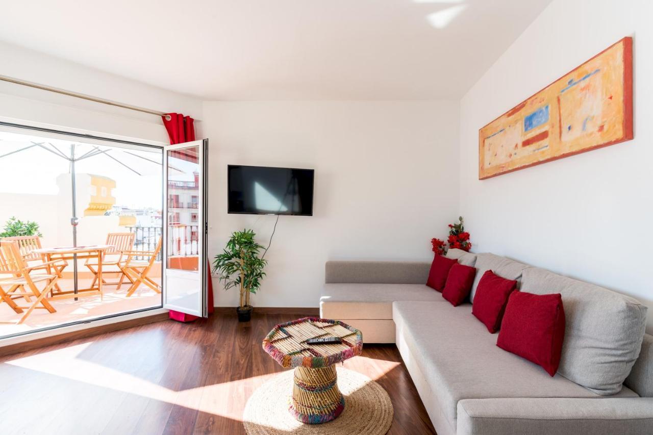 Constitucion Terraza Lejlighed Sevilla Eksteriør billede