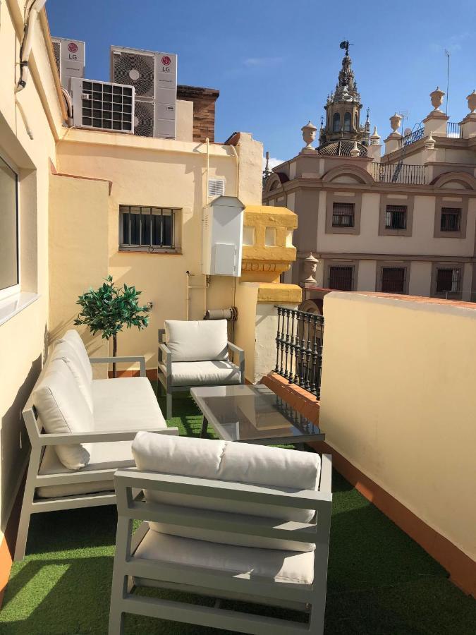 Constitucion Terraza Lejlighed Sevilla Eksteriør billede